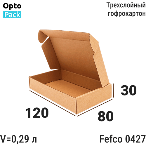 Коробка картонная 120х80х30 мм